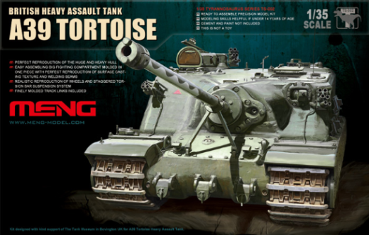 MM-TS-002 Meng 1/35 British A39 Tortoise Heavy Assault Tank Plastic Model Kit Meng