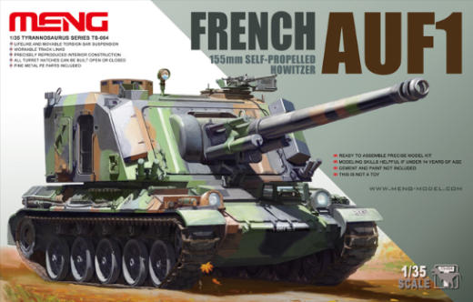MM-TS-004 Meng 1/35 French AUF1 155mm Self-propelled Howitzer Plastic Model Kit Meng