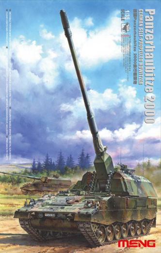 MM-TS-012 Meng 1/35 German Panzerhaubitze 2000 Self-Propelled Howitzer Plastic Model Kit Meng