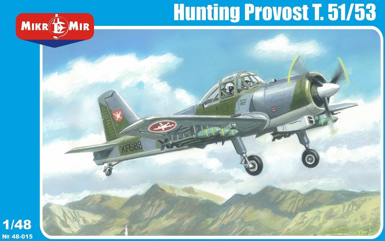 MM48015 Micromir 1/48 Hunting Provost T51/53 Plastic Model Kit Micromir