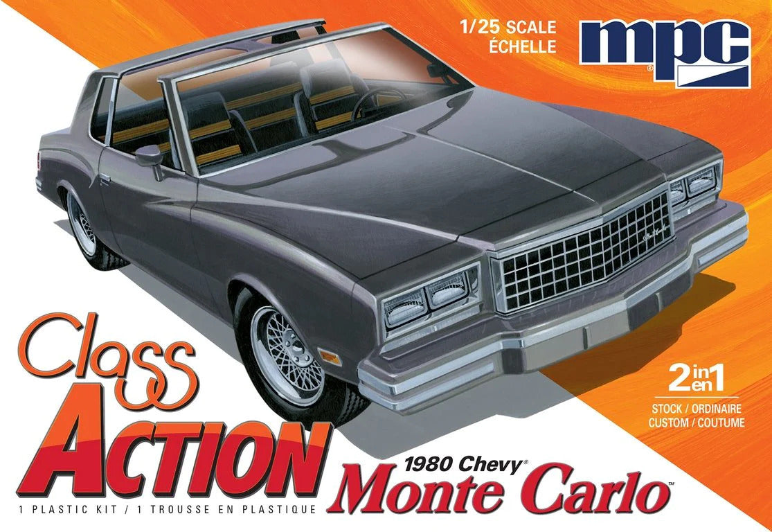 MPC967M MPC 1/25 1980 Chevy Monte Carlo "Class Action" 2T Plastic Model Kit MPC