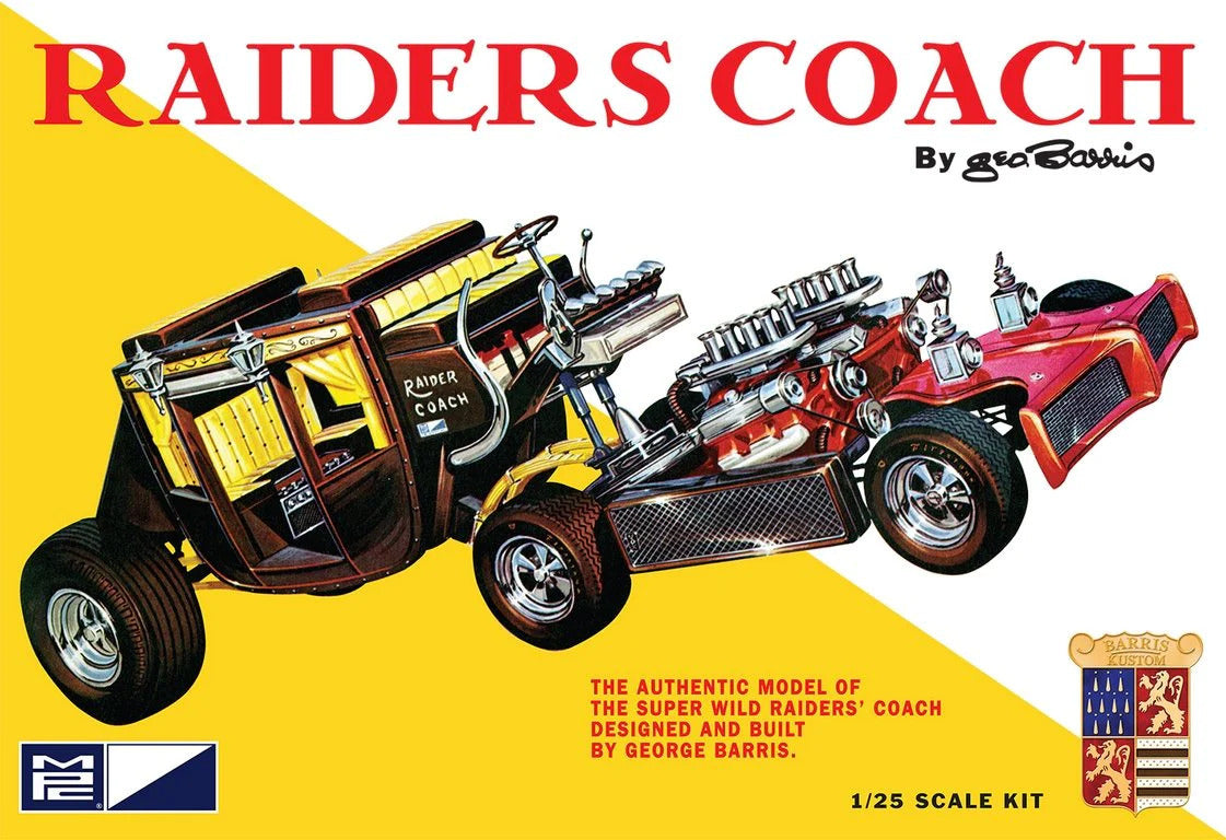 MPC977 MPC 1/25 George Barris Raiders Coach Plastic Model Kit MPC