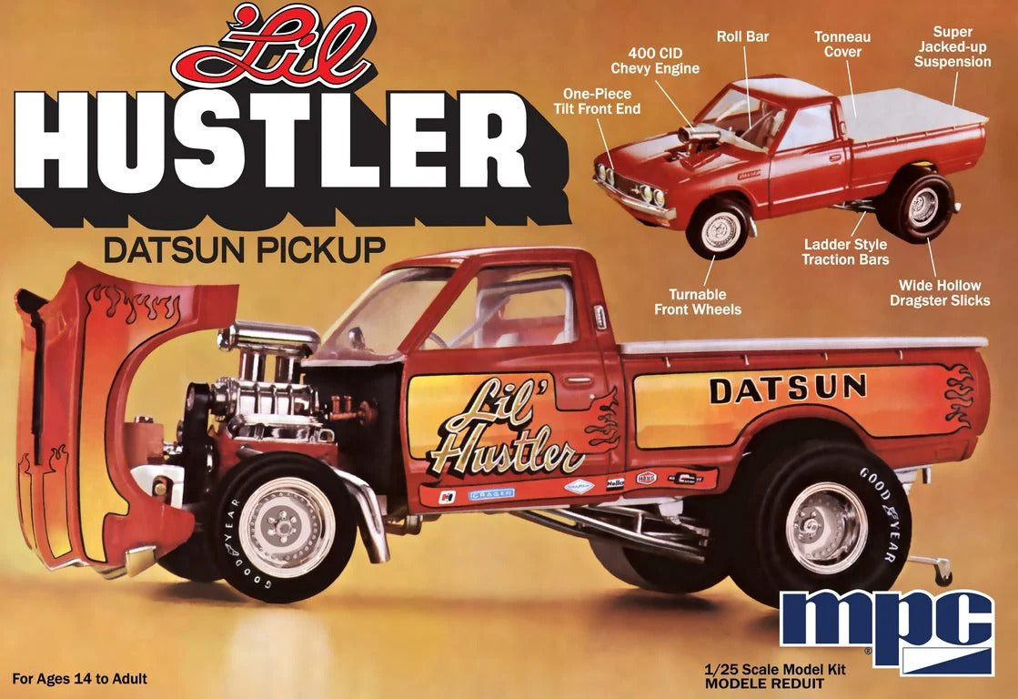 MPC982 MPC 1/25 1975 Datsun Pickup "Li'l Hustler" Plastic Model Kit MPC
