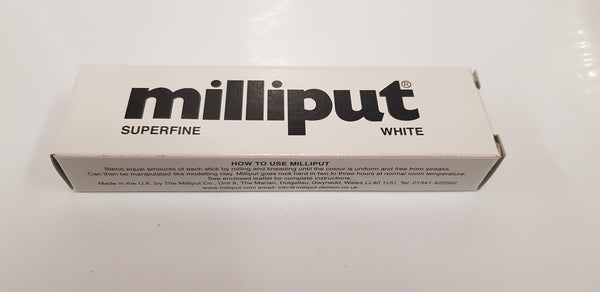 MPT-SUPERFINE MILLIPUT SUPERFINE WHITE 2-PART EPOXY PUTTY