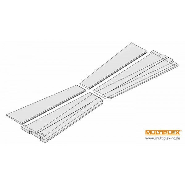 MPX224823 Multiplex Parkmaster Pro Wing Set Multiplex