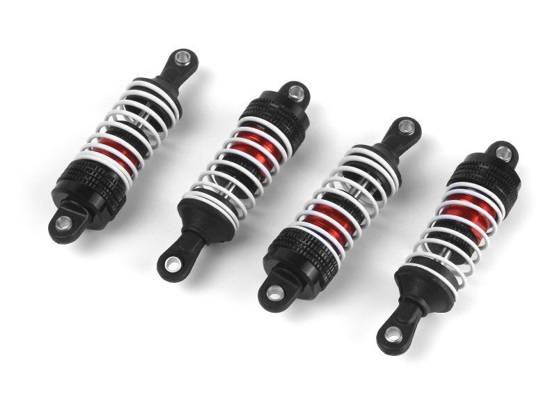 MV150556 Maverick Atom Aluminum Oil-Filled Shock Absorber Set (Red/4pcs) Maverick