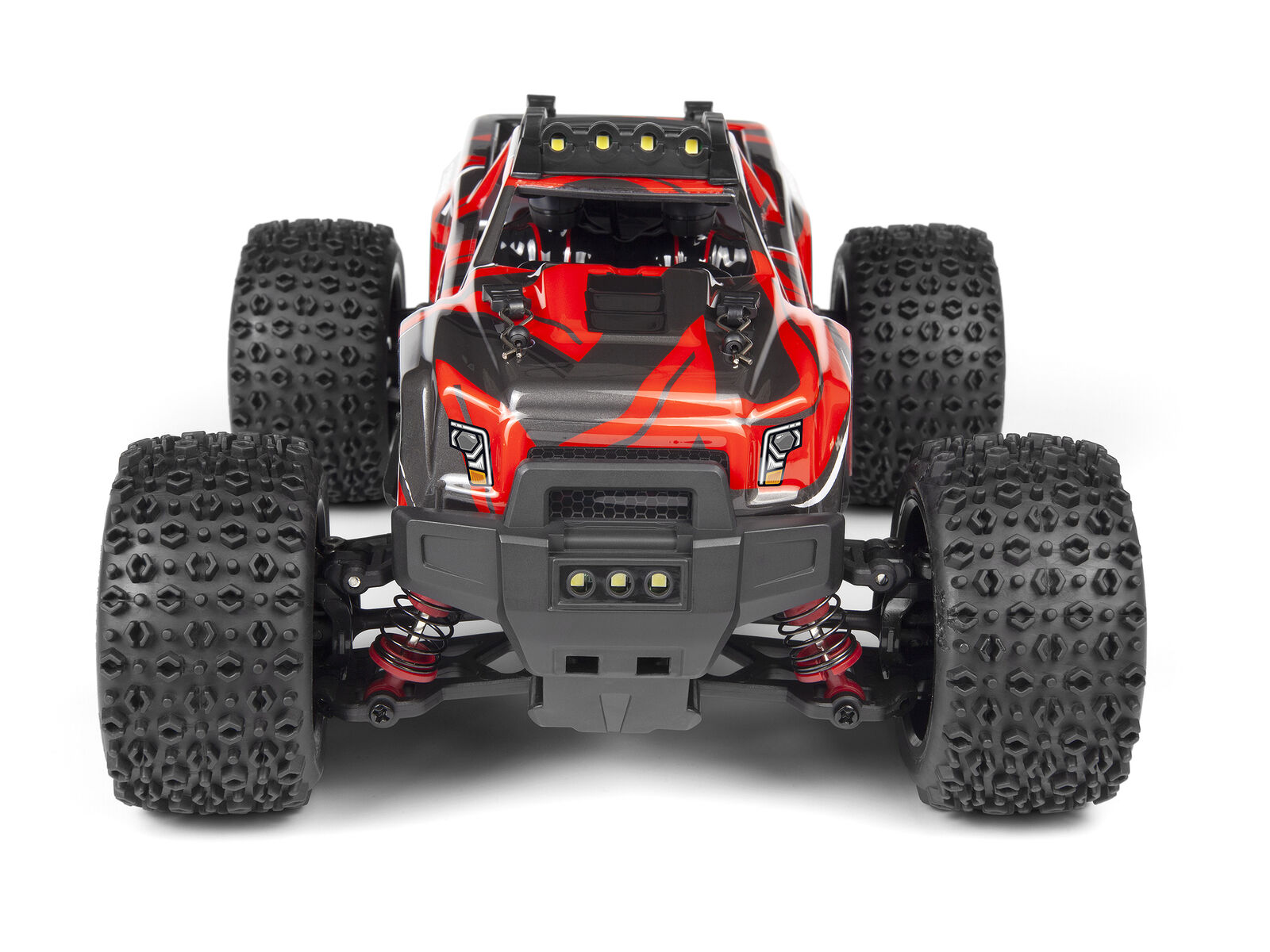 Maverick 1/18 Atom AT1 4WD RTR RC Monster Truck - Red MV150566