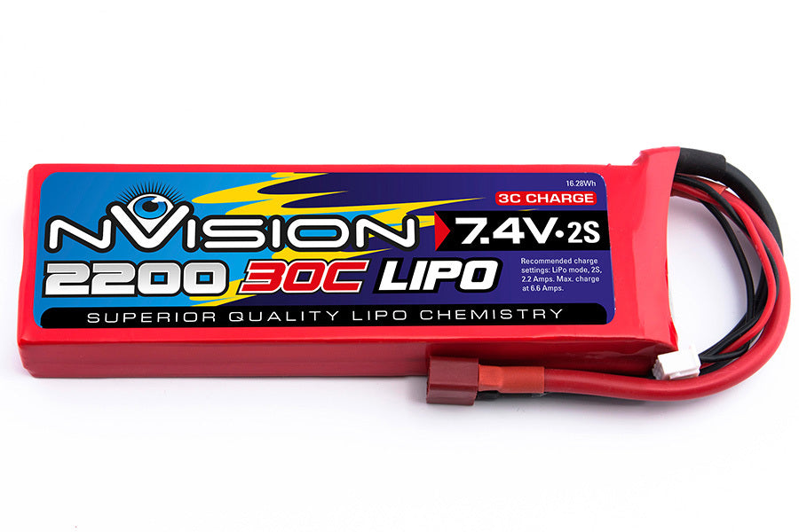 NVO1803 nVision LiPo 2s 7.4V 2200 30C Nvision
