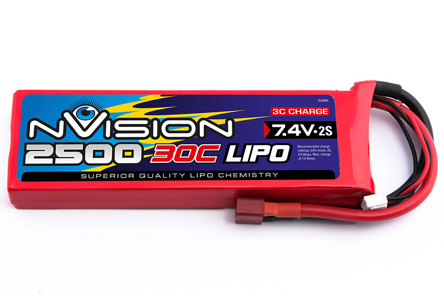NVO1804 nVision LiPo 2s 7.4V 2500 30C Nvision
