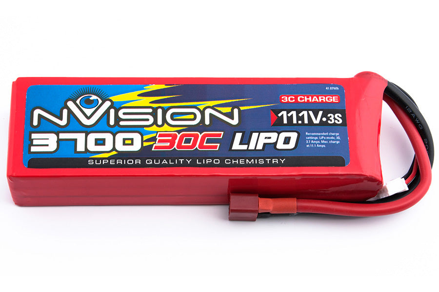 NVO1813 nVision LiPo 3s 11.1V 3700 30C Nvision