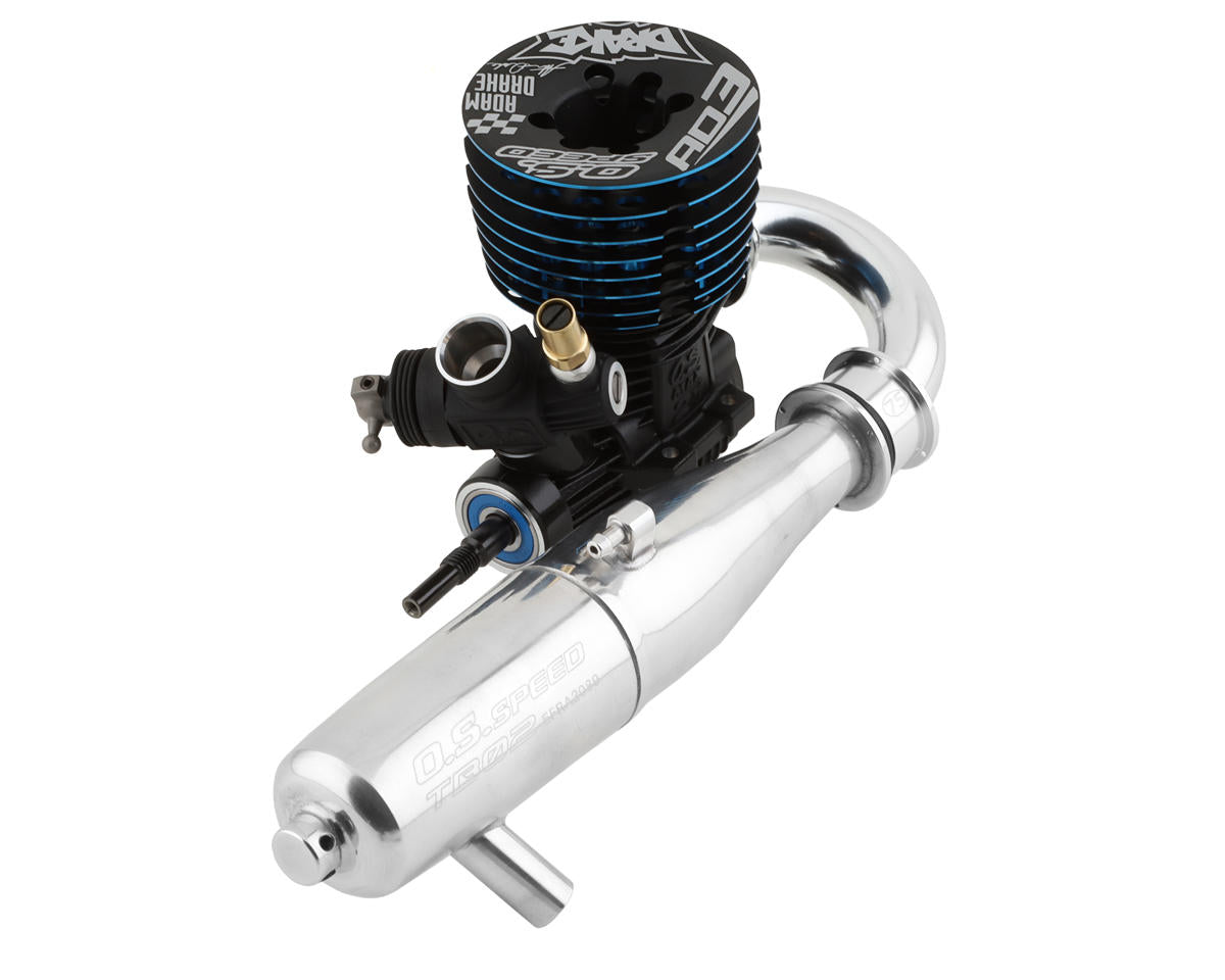 OSM1CJ01 OS Engines Speed B21 Adam Drake 3 .21 Buggy Engine with T-2090 Pipe Os Engines