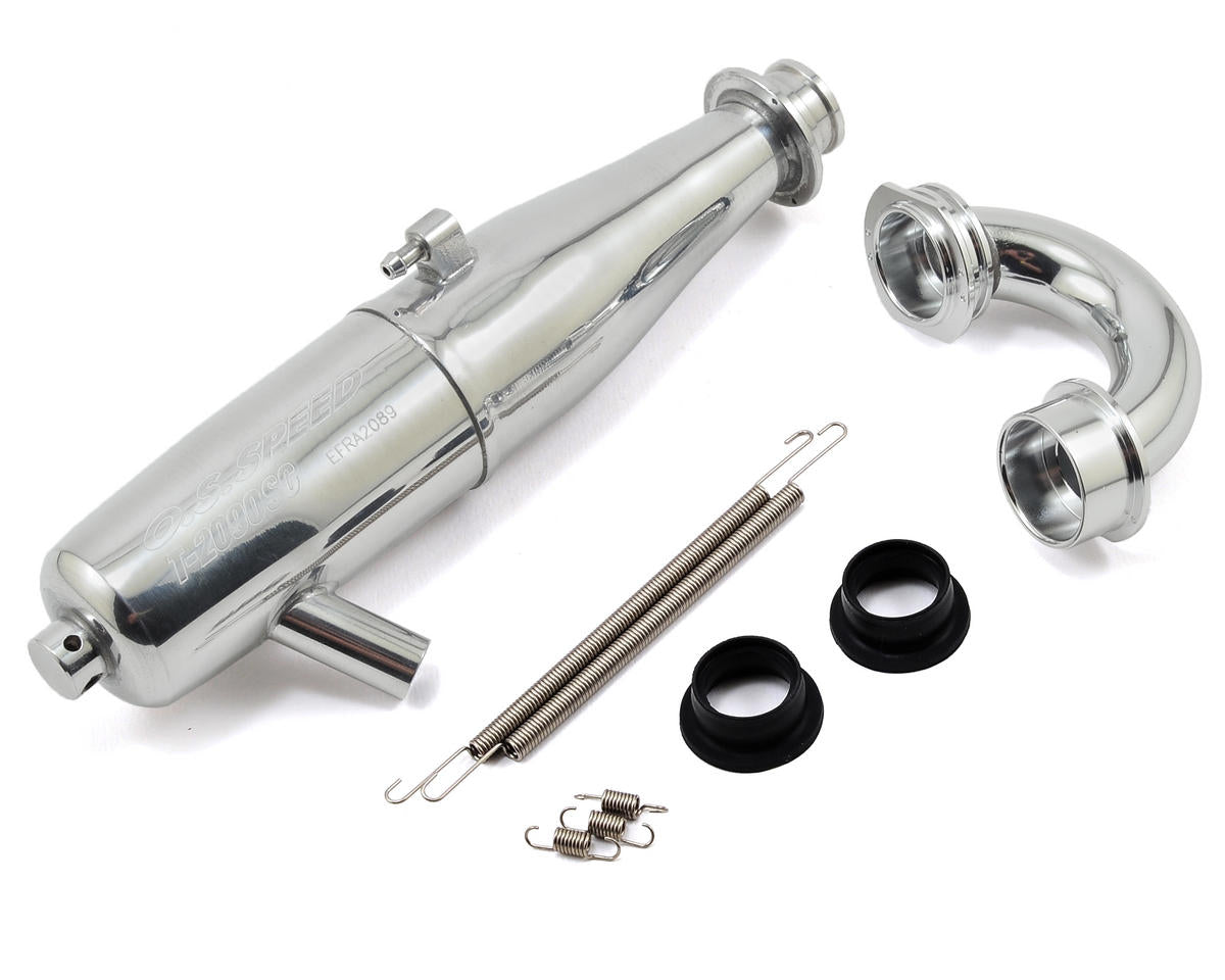 OSM72106192 OS Engines T-2090SC Tune Pipe Set, Tessmann B21, 75mm Header Os Engines