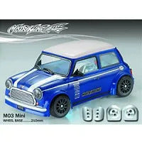 PC201029 MATRIXLINE MINI CLEAR BODY M-CHASSIS W/ACCESSORIES MATRIXLINE