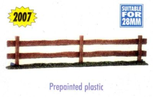 Pegasus 28mm Wooden Fences PEG-5201