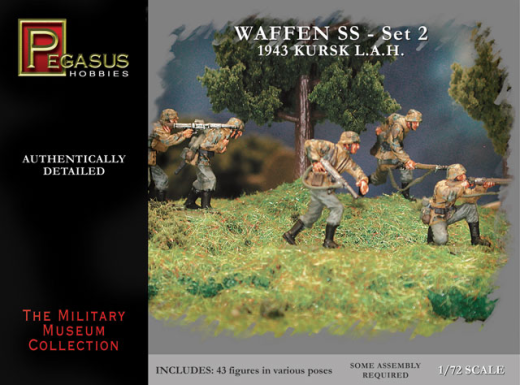 Pegasus 1/72 German Waffen SS #2 (43 piece set) PEG-7202