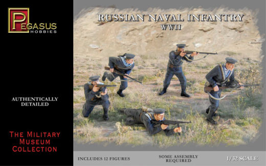 Pegasus 1/72 Russian Naval Infantry (12 piece set) PEG-7270