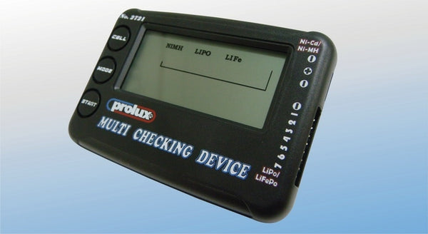 PL2721 PROLUX 2721  BATTERY CHECKER FOR LIPO. LIFE. LION. NICAD. NIMH PACKS
