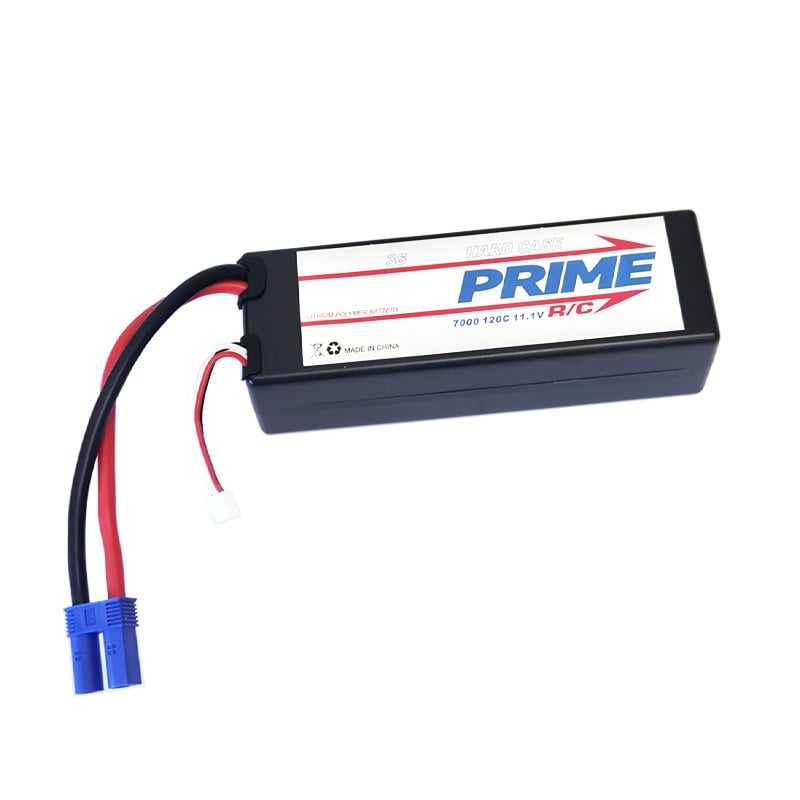 Prime RC 7000mAh 3S 11.1v 120C Hard Case LiPo Battery with EC5 Connector PMQB70003SHC