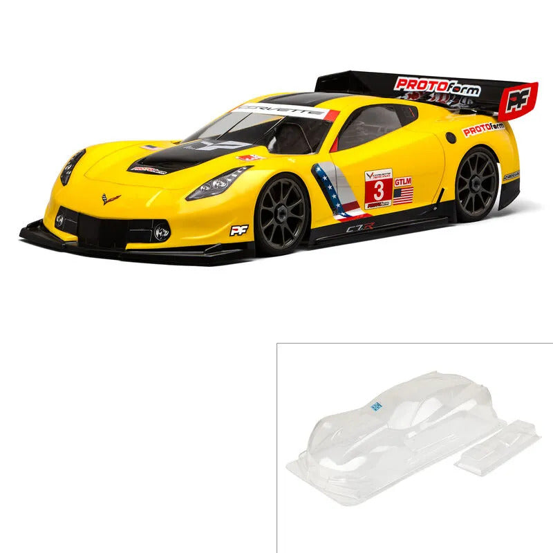PRM154640 Proline 1/8 Chevrolet Corvette C7.R Clear Body, GT Long Wheelbase Proline