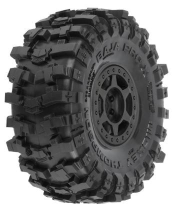 PRO1021310 Proline 1/10 Baja ProX G8 F/R 1.9 Mounted on 12mm Black Holcomb Wheels, 2pcs