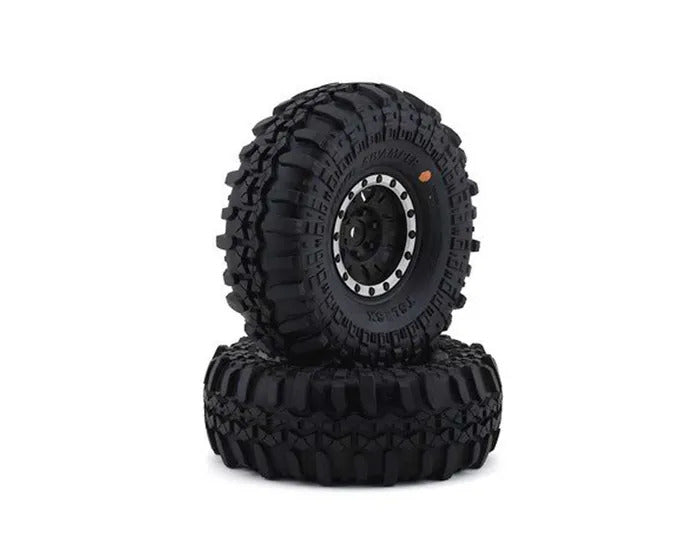PRO119713 Proline Interco Swamper XL 1.9 G8 Tyres Mounted on Impulse Black / Silver Wheels, F/R, PR1197-13 Proline