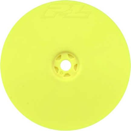 PRO276702 Proline 1/10 Velocity 2.2 Yellow 4wd Front Buggy Wheel, XB4, 2pcs Proline