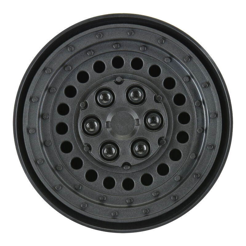 PRO278600 Proline Carbine 1.9in Black Dually Wheels for Crawlers, F/R, PR2786-00 Proline