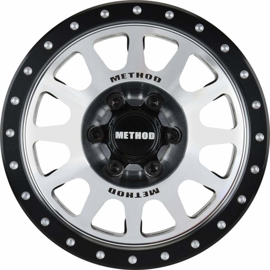 PRO281400 Proline 1/6 Method 305 Alum F/R 2.9 +2 Offset SCX6 Silver Wheel Faces, 2pcs Proline