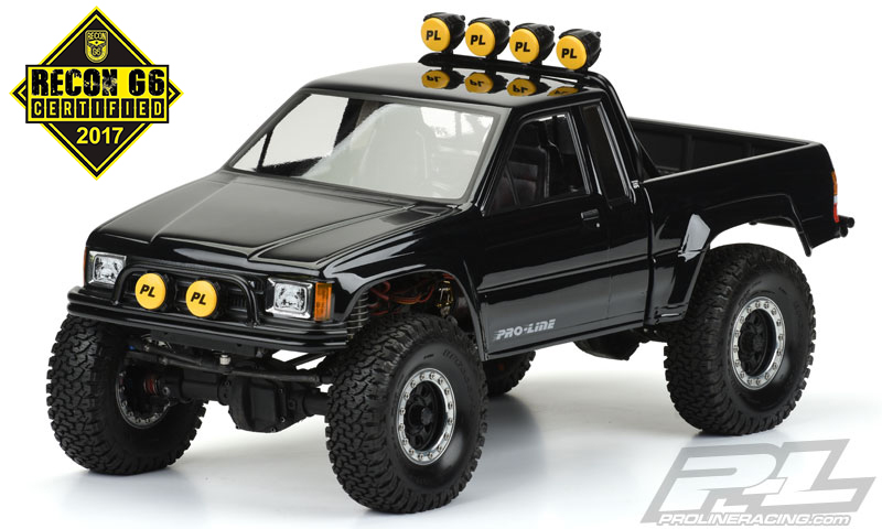 PRO346600 Proline 85 Toyota HiLux SR5 Clear Body suit 12.3 WB Crawlers, PR3466-00 Proline