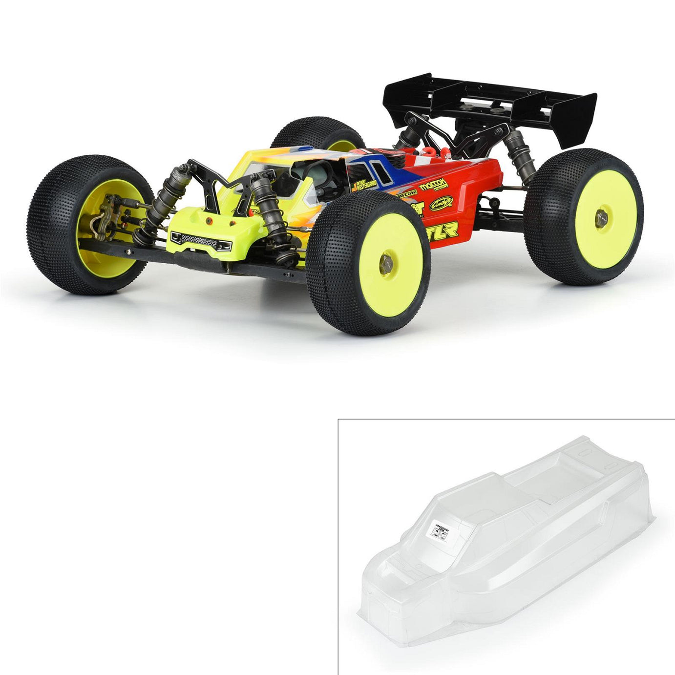 PRO358900 Proline 1/8 Axis T Bruggy Clear Body suit TLR 8ight XT and 8ight-XTE Proline