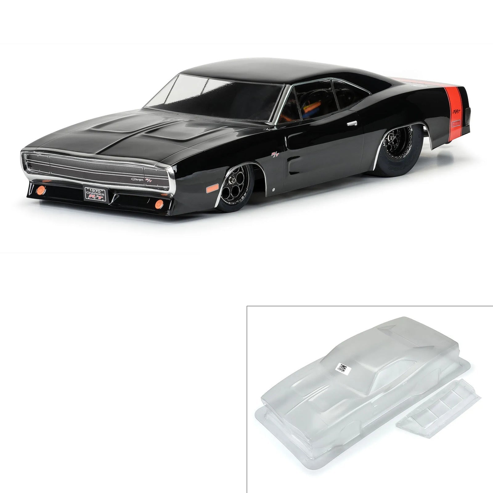 PRO359900 Proline 1/10 1970 Dodge Charger Clear Drag Car Body Proline