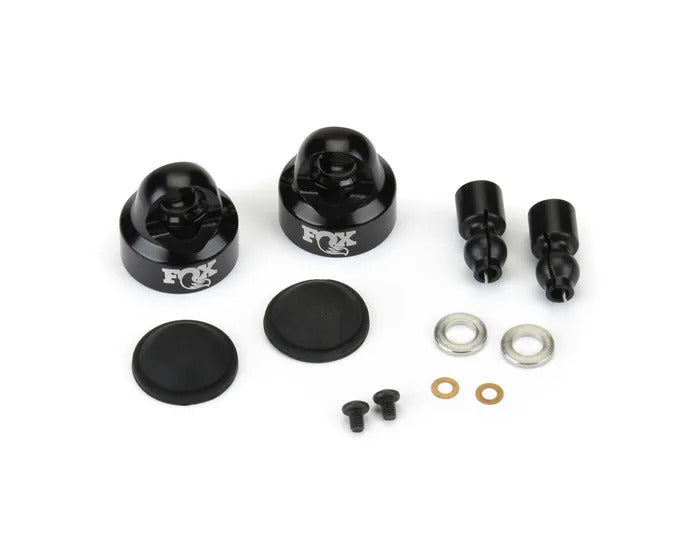 PRO638000 Proline FOX Aluminum Shock Caps, 2pcs for SCX6 Proline