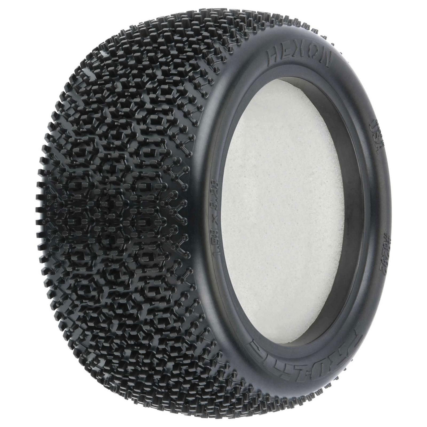 PRO8292303 Proline 1/10 Hexon CR3 Rear 2.2in Carpet Buggy Tyres, 2pcs Proline