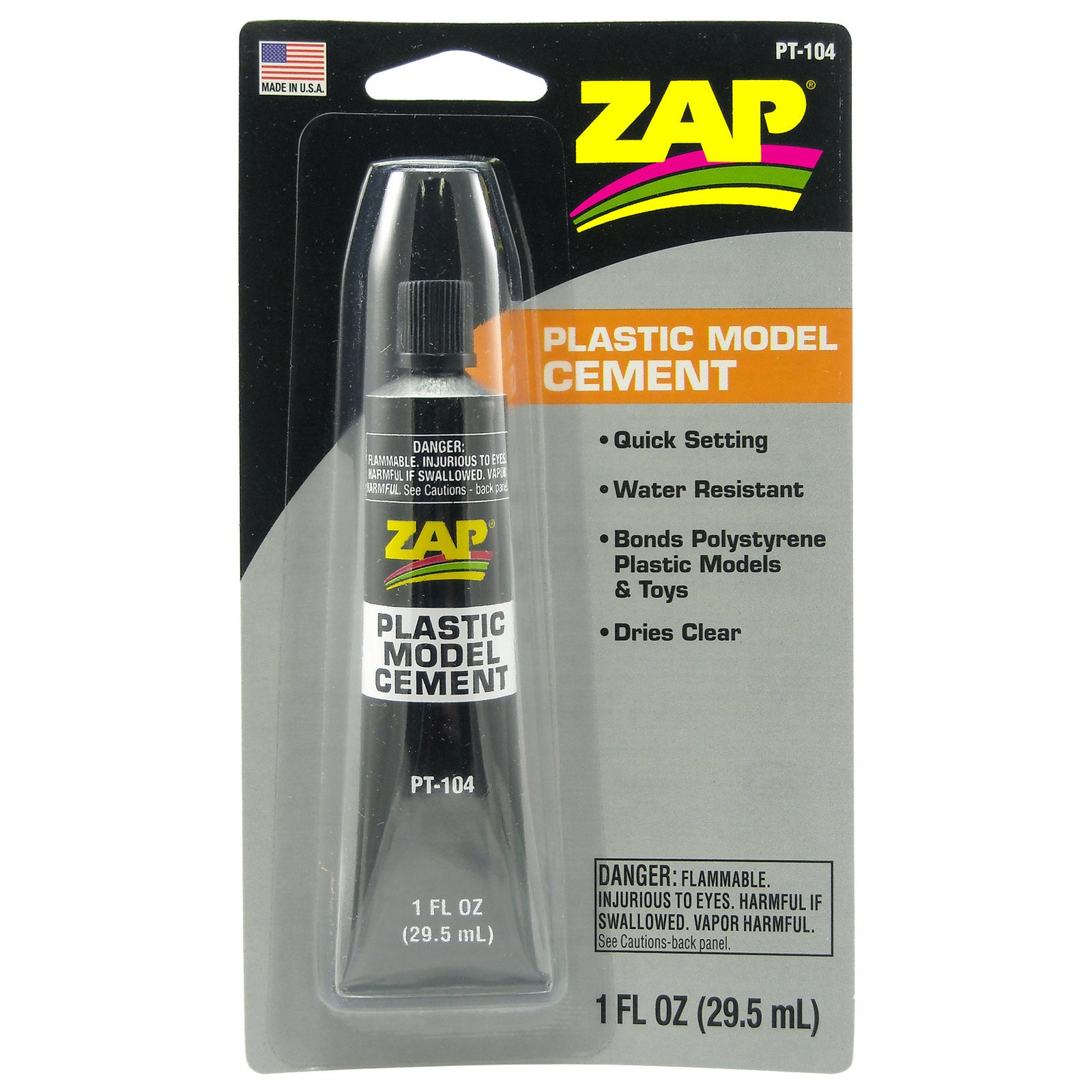 ZAP PLASTIC MODEL CEMENT WITH TIP