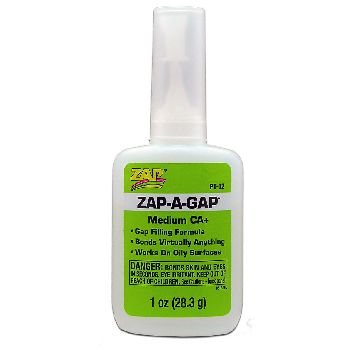 Zap-A-Gap CA+ Medium Cyanoacrylate (Green) 1oz/28.3g PT02
