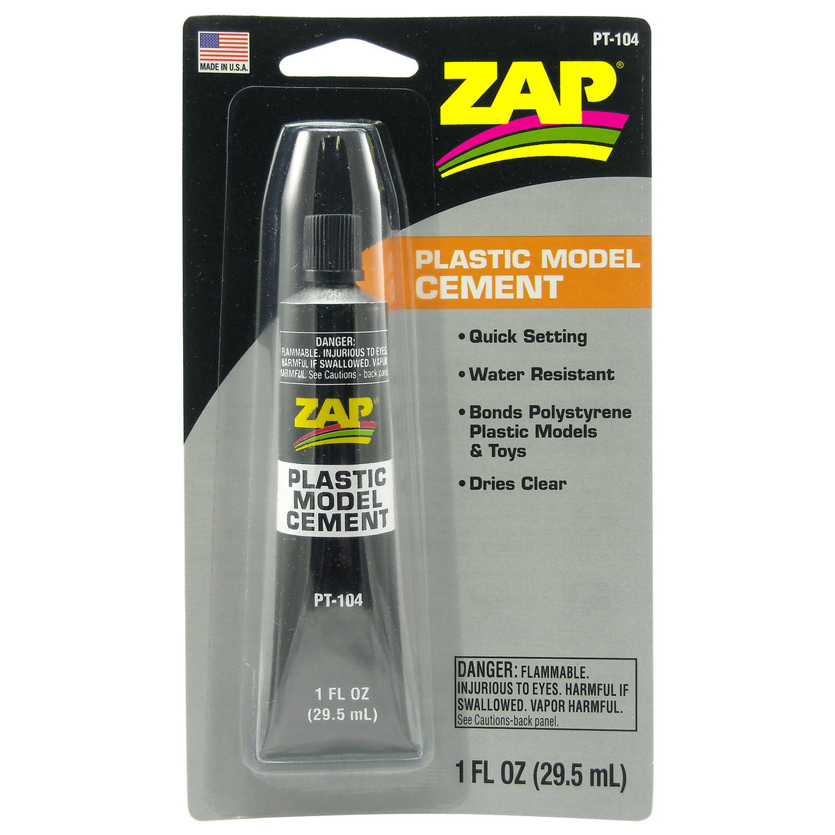 Zap-A-Gap Plastic Model Cement 1oz/29.5ml PT104