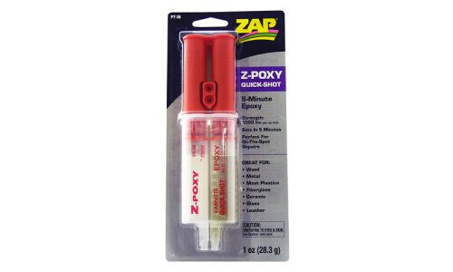 Zap-A-Gap 5-Minute Z-Poxy Syringe 1oz/28.3g PT36