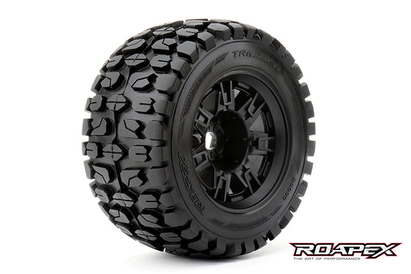 R4003-B2 Tracker Black wheel with 1/2 offset 17mm hex mounted