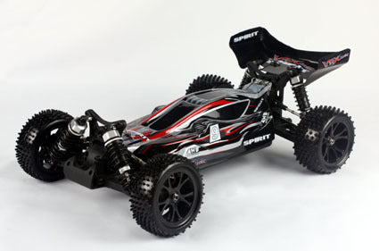 RH-1017 Spirit EBL Brushless RTR w/ESC, 3650 motor, 7.4V 3250mAH , 2.4G radio, alum shocks, balance Charger,R0072,R0073 River Hobby