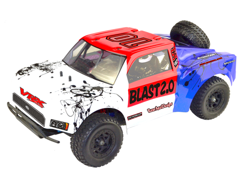 RH-1043SC Octane Blast 2.0 Brushed RTR w/7.2V 1800mAH NI-MH battery, Wall Charger, 2.4GHz radio, alum shocks, roll cage with drivers, spare wheel, R0254