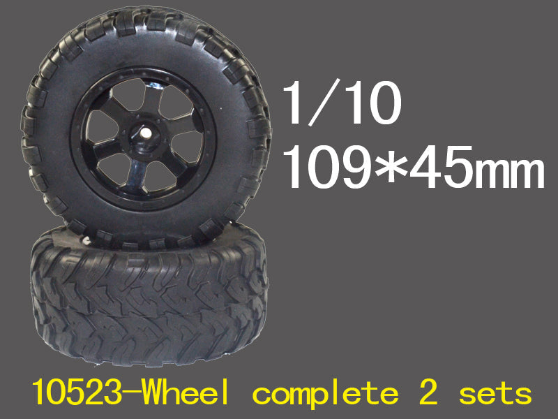 RH-10523 Tyres & Rim glued Coyote/Rattlesnake River Hobby