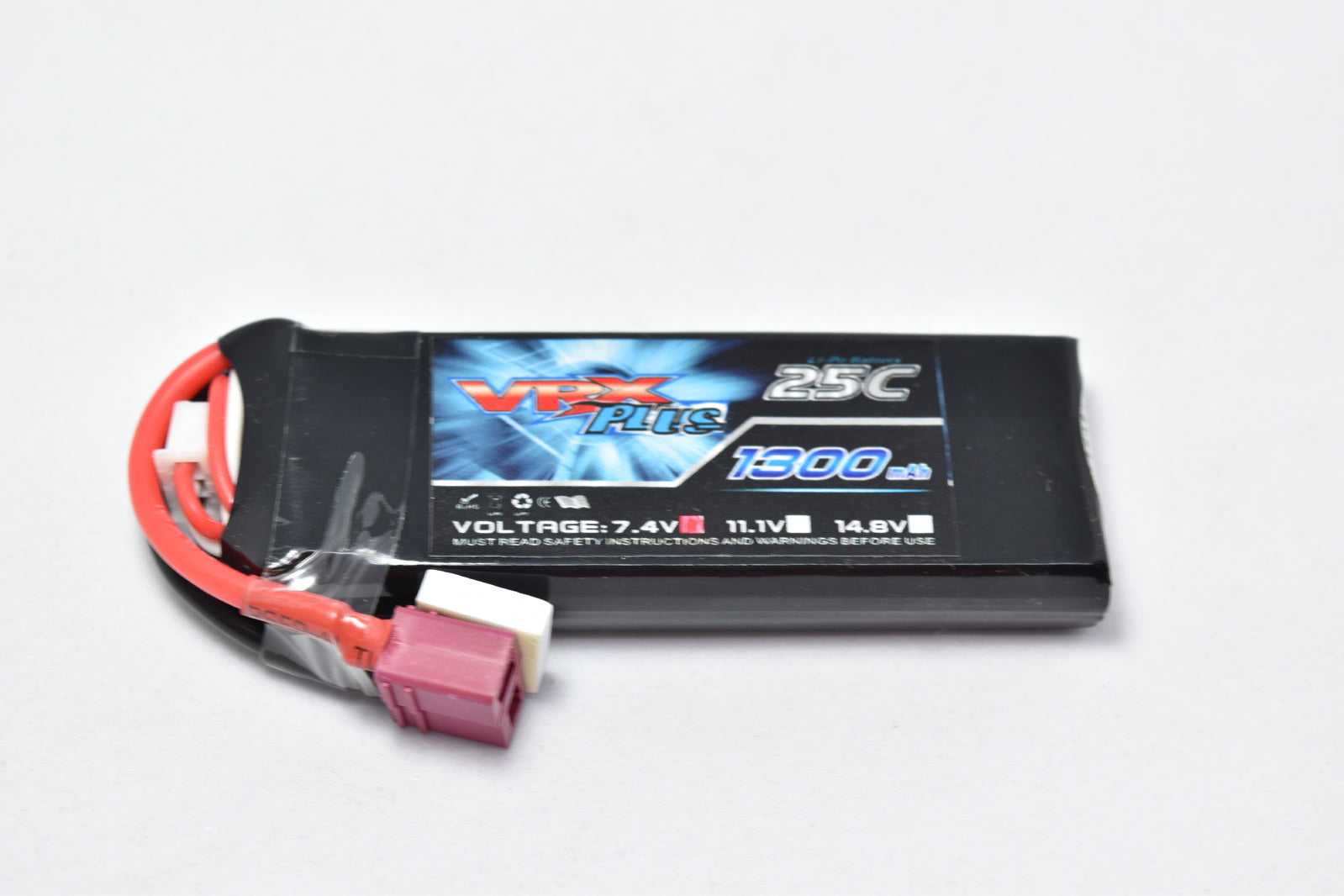 RH-H0060 7.4V 1300mah Lipo Battery River Hobby