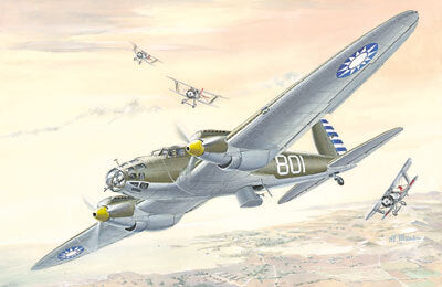 Roden 1/72 HEINKEL HE-111 A Plastic Model Kit ROD021