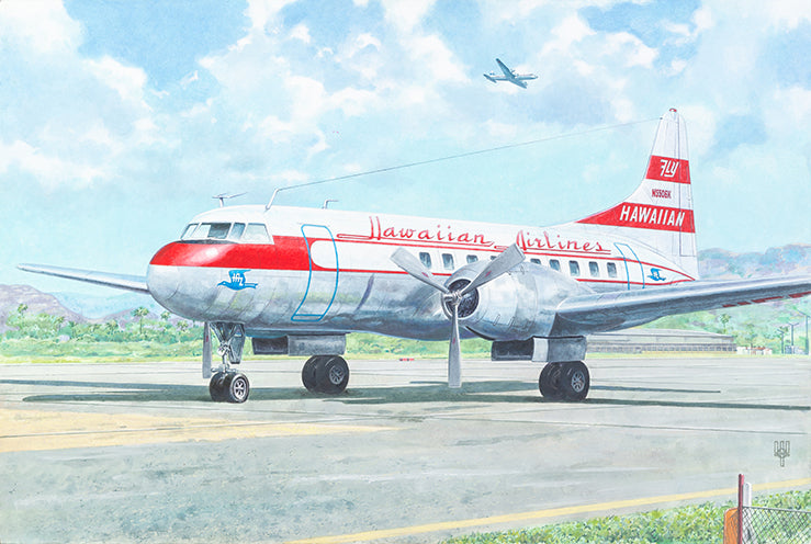Roden 1/144 Convair CV-340 Hawaiian Airlines and Plastic Model Kit ROD334