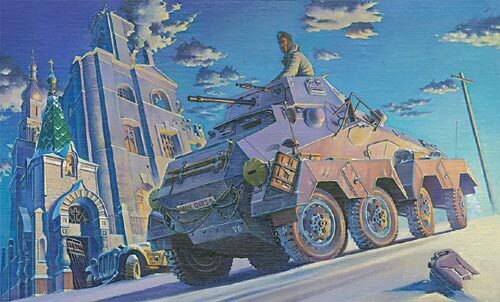Roden 1/72 Sd.Kfz.231 Plastic Model Kit ROD702