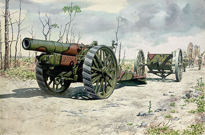 Roden 1/72 BL 8 inch Howitzer Mark VI Plastic Model Kit