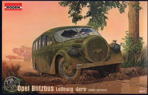 Roden 1/72 OPEL BLITZ Ludewig "Aero" (WWII service) Plastic Model Kit