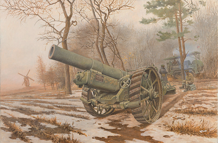 Roden 1/35 BL 8-inch Howitzer Mk.VI Plastic Model Kit