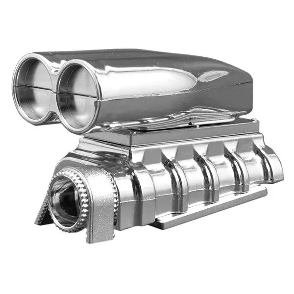 RPM Shotgun Style Mock Intake and Blower Set - Chrome
