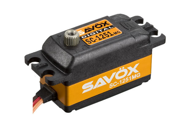 SAV-SC1251MG Low Profile High Speed Metal Gear Digital Savox